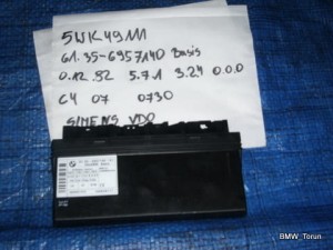 MODUŁ STEROWNIK KOMFORTU BMW E60 E61