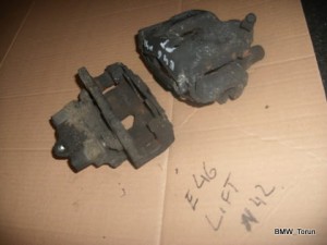 ZACISK JARZMO TYŁ LEWY PRAWY BMW E46 LIFT