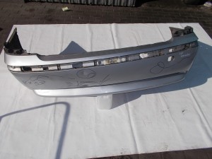 ZDERZAK TYŁ TYLNY GOŁY TITANSILBER E65 F-VAT