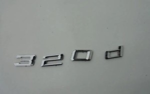  NAPIS EMBLEMAT 320 D E46 E90 E91 F-VAT 