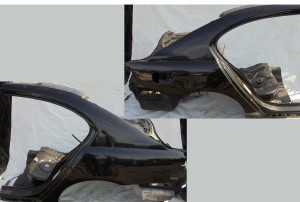 ĆWIARTKA BŁOTNIK PRÓG TYŁ PRAWA LEWA E65 BLACKSAPPHIRE F-VAT