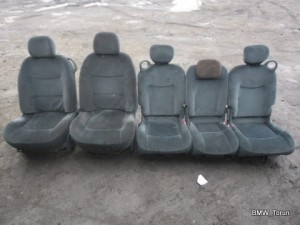 FOTELE PRZÓD TYŁ KOMPLET EURORA MEGANE SCENIC I