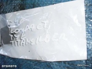 ZAŚLEPKA HAKA PRZÓD TITANSILBER E46 COMPACT 