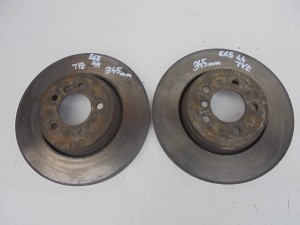 TARCZE HAMULCOWE TYŁ TYLNE BMW X5 E53 345MM F-VAT