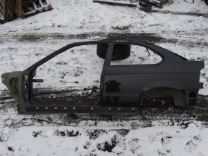 BŁOTNIK ĆWIARTKA PRÓG LEWY BMW E36 COMPACT COSMOSSCHWARZ F-VAT