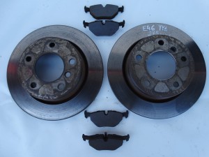TARCZE HAMULCOWE TYŁ TYLNE 275MM BMW E46 ŁADNE F-VAT
