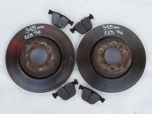 TARCZE HAMULCOWE KLOCKI TYŁ 345MM BMW E65 E66 F-VAT