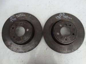 TARCZE HAMULCOWE TYŁ TYLNE 345MM BMW E65 E66 F-VAT