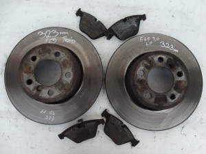 TARCZE HAMULCOWE PRZÓD KLOCKI 323MM BMW E65 E66 F-VAT