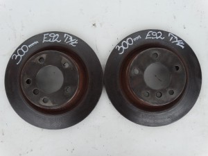 TARCZE HAMULCOWE TYŁ TYLNE 300MM BMW E87 E90 E91 E92 E93 F-VAT