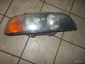 LAMPY LAMPA PRZÓD PRAWA E39 SOCZEWKA F-VAT