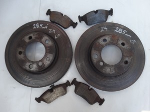 TARCZE HAMULCOWE KLOCKI PRZÓD PRZEDNIE 285MM BMW Z4 E85 E86 F-VAT