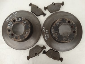 TARCZE HAMULCOWE 295MM + KLOCKI CERAMIKA BMW E39 ŁADNE F-VAT