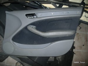 TAPICERKA BOCZEK PRZÓD PRZEDNIA PRAWA BMW E46