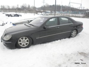 DACH SŁUPKI MERCEDES S W220 LONG