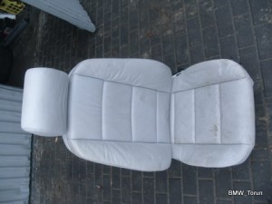 FOTEL LEWY SKÓRA SEDAN KOMBI BMW E36
