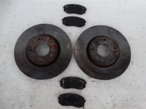 TARCZE HAMULCOWE PRZÓD PRZEDNIE 300MM + KLOCKI HYUNDAI IX35 2.0 CRDI F-VAT