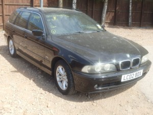LUSTERKO PRAWE LIFT 5-PINÓW BMW E39 SCHWARZ II