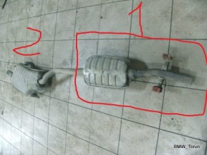 WYDECH RURA TŁUMNIK KOŃCOWY 1.8 2.0 N42 LIFT E46