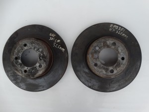 TARCZE HAMULCOWE PRZÓD PRZEDNIE 324MM BMW E60 E61 E63 E64 F-VAT