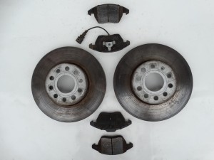 TARCZE HAMULCOWE PRZÓD PRZEDNIE 288MM + KLOCKI VW GOLF V 1.4 TSI F-VAT