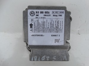 MODUŁ SENSOR AIRBAG VW GOLF V AUDI SKODA SEAT 1K0909605A F-VAT