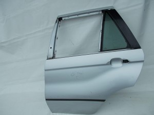 DRZWI TYŁ LEWE GOŁE TITANSILBER E53 X5 F-VAT