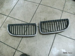 NERKA ATRAPA GRILL ZDERZAKA LEWA BMW E90 E91