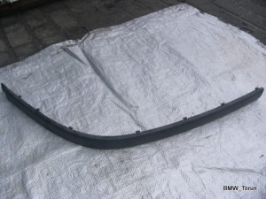 LISTWA ZDERZAKA PRZÓD LEWA CZARNA E39 F-VAT