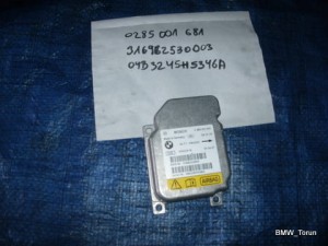 SENSOR STEROWNIK AIRBAG PODUSZEK 028500168 BMW E46