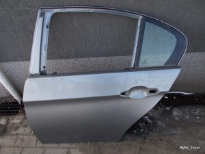 DRZWI TYŁ LEWE GOŁE SILBERGRAU E90 F-VAT