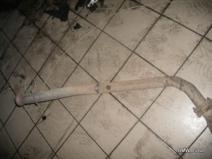 TŁUMNIK RURA WYDECHOWA  BMW E36 2.5TDS