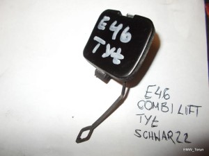 ZAŚLEPKA HAKA ZDERZAKA TYŁ KOMBI SCHWARZ II E46 FV