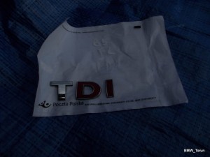 NAPIS EMBLEMAT KLAPY TYŁ TDI PASSAT B5 FL F-VAT
