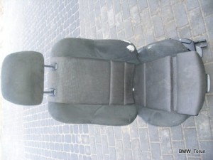 FOTEL LEWY KIEROWCY ALKANTARA BMW E46