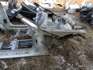 ĆWIARTKA PRZÓD SŁUPEK PRÓG PRAWA BMW E46 coupe