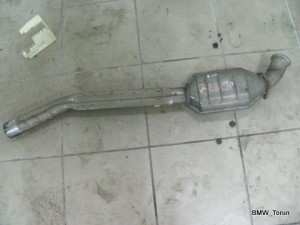 TŁUMNIK WYDECH KATALIZATOR RURA BMW E46 2.0d 1.8d