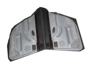 BOCZEK TAPICERKA DRZWI TYŁ L P BMW E38