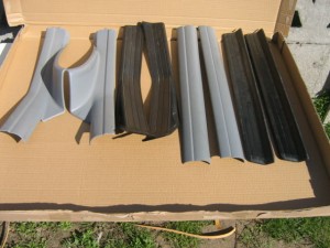 LISTWY OZDOBNE PROGOWE BMW E46