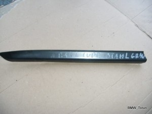 LISTWA BŁOTNIKA TYŁ L E46 COUPE CABRIO STAHLGRAU
