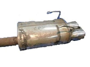 TŁUMNIK WYDECH KOŃCOWY 1.6 DEL SOL CRX 92-98