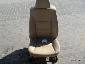 FOTEL PRAWY PASAZERA SKÓRA E60 F-VAT